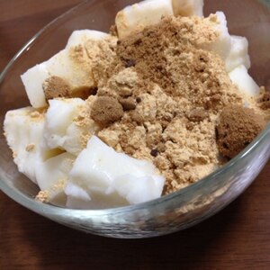 タピオカ粉でプルプルのミルク葛餅 レシピ 作り方 By ドイツ友 楽天レシピ